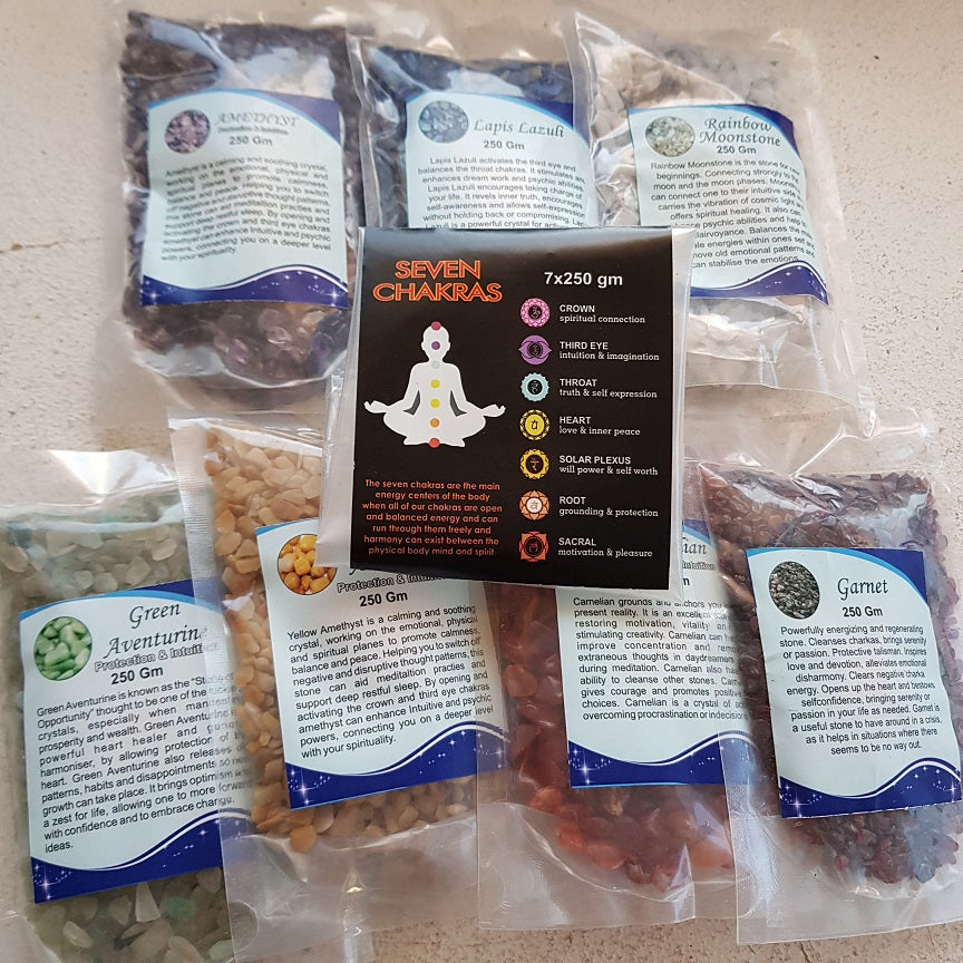 7 Chakra Chips Pack 7 Chakra Chips Pack
